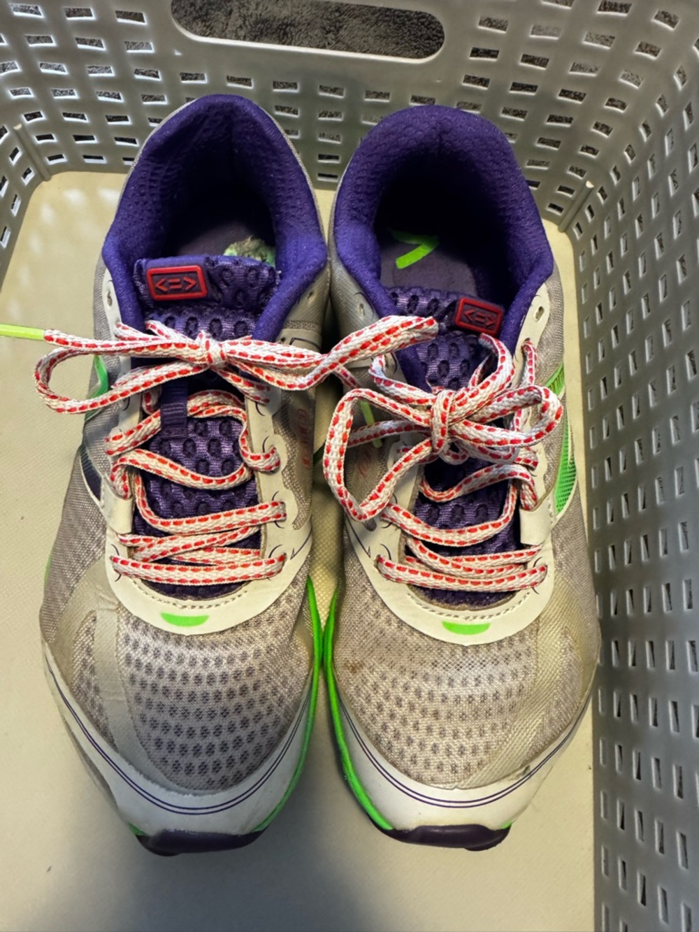 New Balance Women's Sneakers in Purple, Green and Gray
